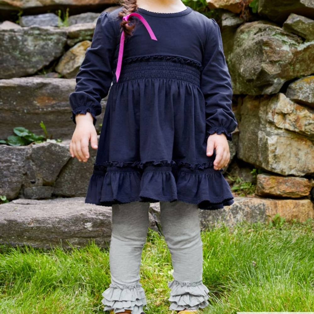 Long sleeved lap dress